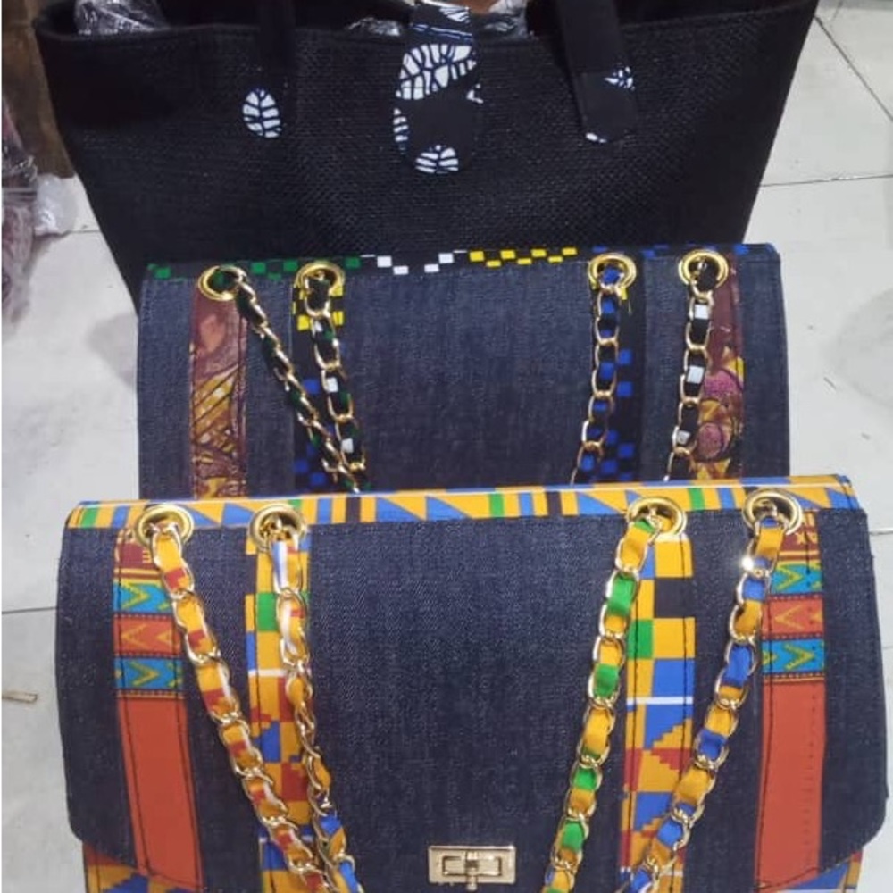 Native Authentic Ankara Pattern Shoulderbags - image 6